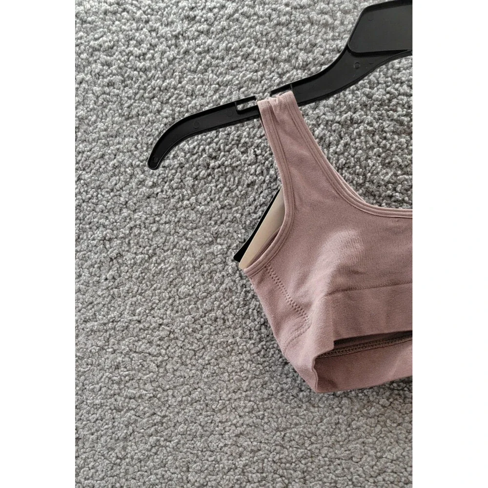 Wacoal B-Smooth Wirefree Removable Pads Bralette Women's 32 Taupe Pullover - Picture 11 of 14